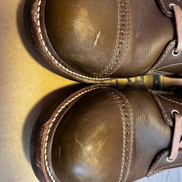 John Lofgren COMBAT BOOTS / HORWEEN LEATHER CXL DARK OLIVE - Picture 4 of 8